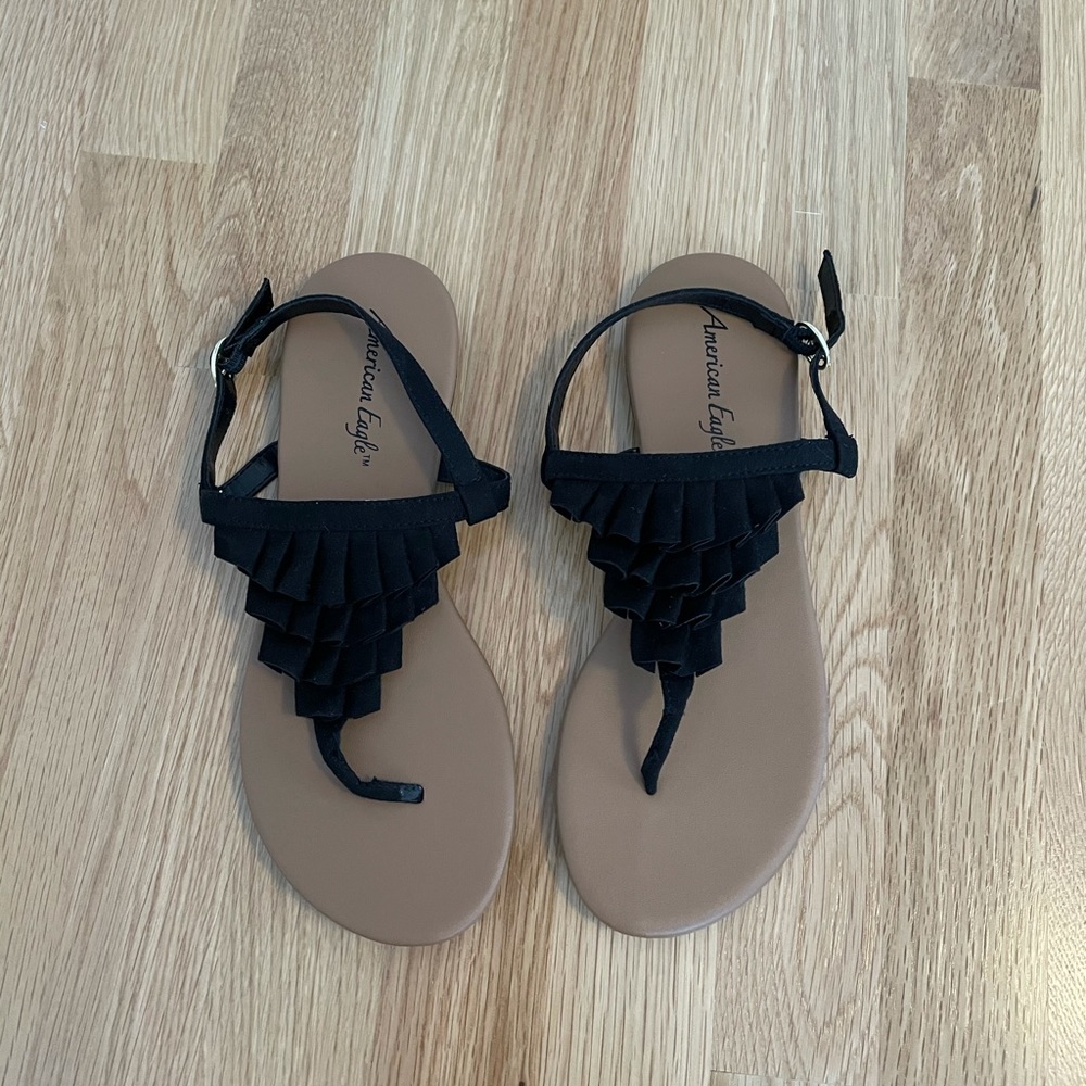 Black and Tan American Eagle by Payless Sandals
